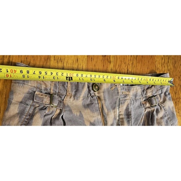 Anthropologie Pants Tamarind Giraffe Animal Linen Blend Trouser Jogger size 10 - Picture 13 of 13